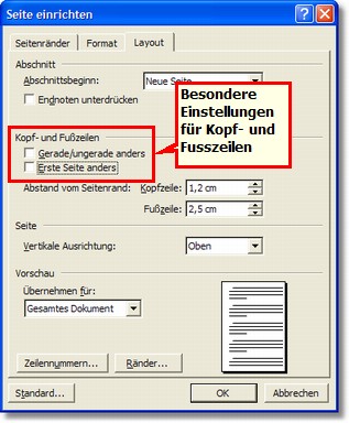 QMS-Profi: Erste Seite